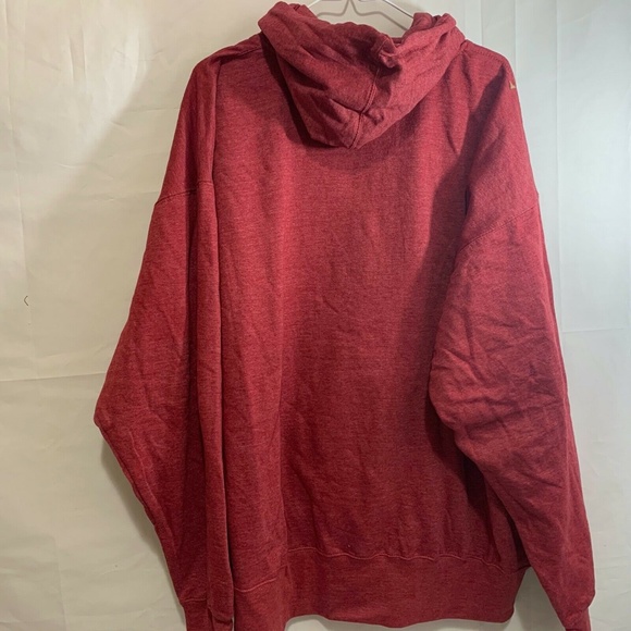 Brew City Mens New Beer Holder Koozie Tailgate Hoodie Sweatshirt in Red M/L/XL - Picture 4 of 4